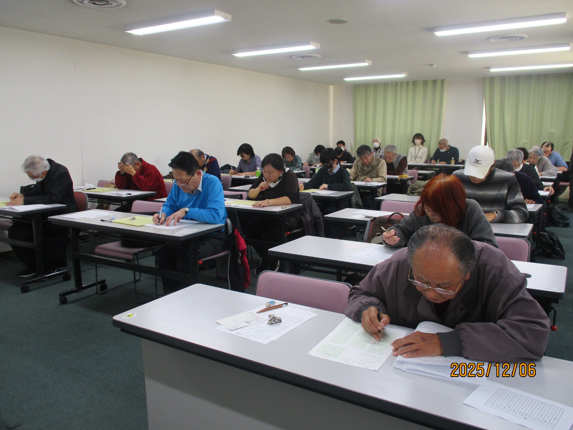 第１8回試験風景です